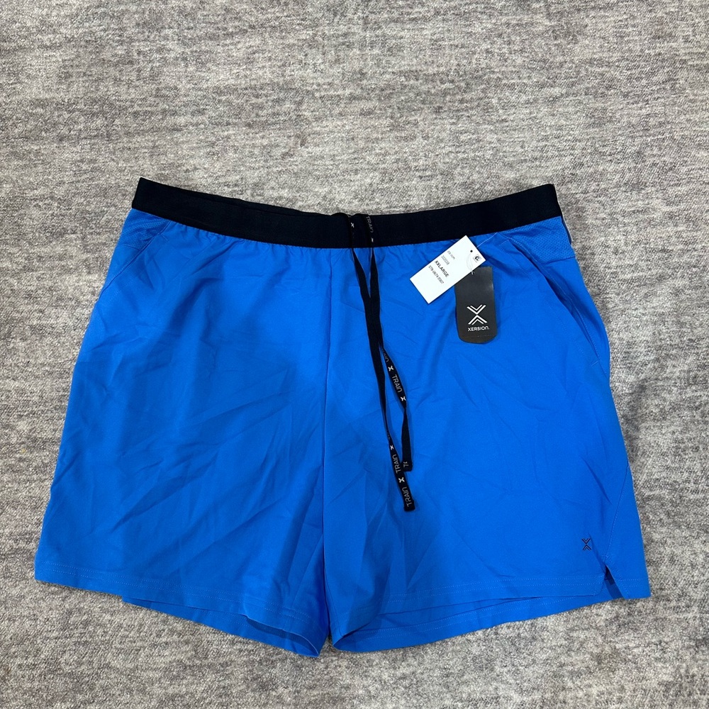 Xersion Blue Training Shorts Quick-Drying Lightweight Design